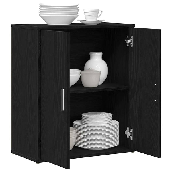 Senkki musta tammi 60x31x70 cm tekopuu