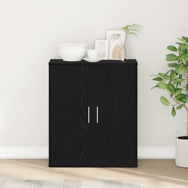 Senkki musta tammi 60x31x70 cm tekopuu