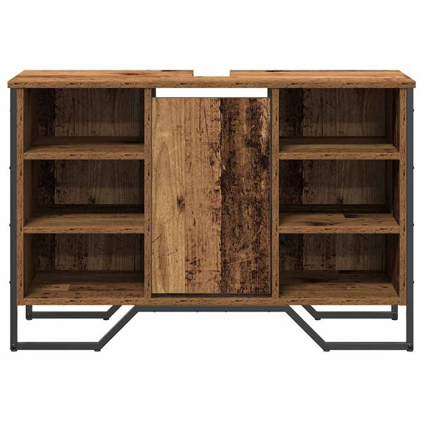 Kylpyhuoneen allaskaappi Vanha Puu 91 x 35 x 60 cm Tekninen puu