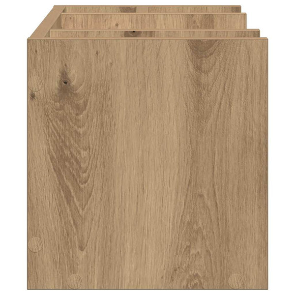 Työpöydän järjestäjä Musta tammi 44,5 x 24 x 25 cm Tekninen puu