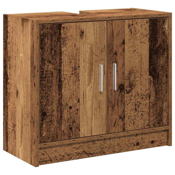 Kylpyhuonekaappi Vanha Puu 63 x 29 x 55 cm Tekninen puu