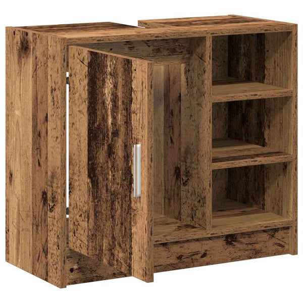 Kylpyhuonekaappi Vanha Puu 63 x 29 x 55 cm Tekninen puu