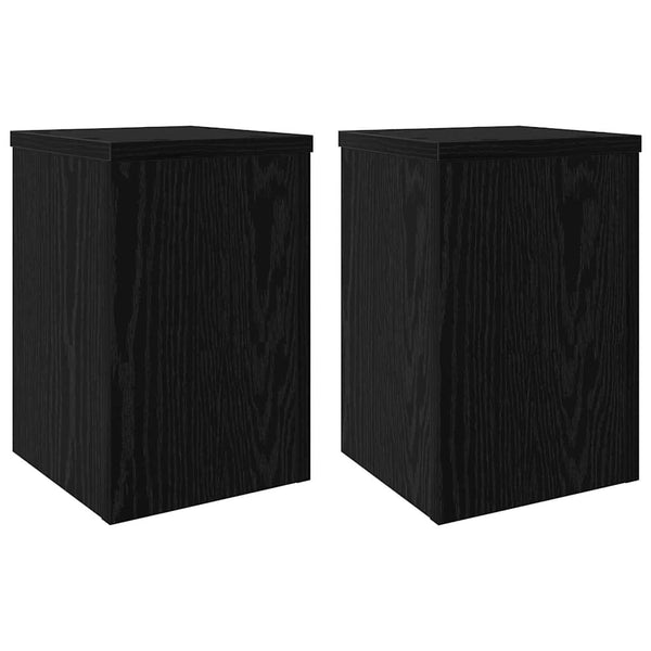 Kasviteline 2 kpl Musta tammi 20 x 20 x 30 cm Tekninen puu