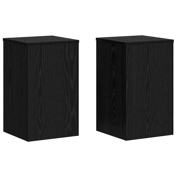 Kasviteline 2 kpl Musta tammi 30 x 30 x 50 cm Tekninen puu