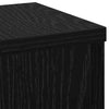 Kasviteline 2 kpl Musta tammi 17 x 17 x 60 cm Tekninen puu