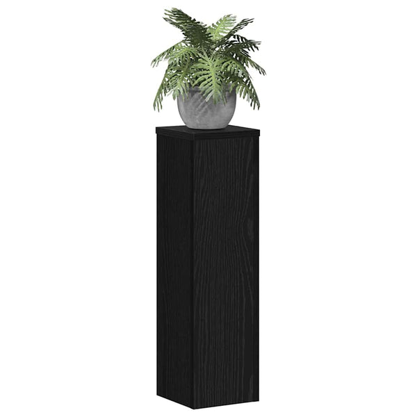 Kasviteline 2 kpl Musta tammi 17 x 17 x 60 cm Tekninen puu