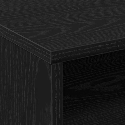 Musta pyörivä kaappi Elavius 55x40x91cm (puinen)