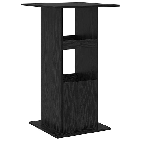 Baaripöytä 60 x 60 x 100 cm Tekninen puu Musta tammi.