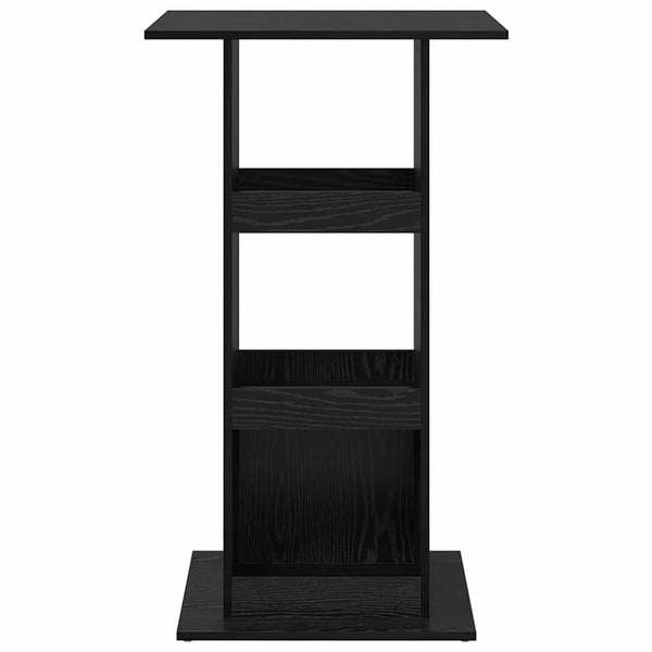 Baaripöytä 60 x 60 x 100 cm Tekninen puu Musta tammi.