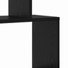 Kirjahylly 6 tasoa 70 x 24 x 193,5 cm Tekninen puu Musta tammi.