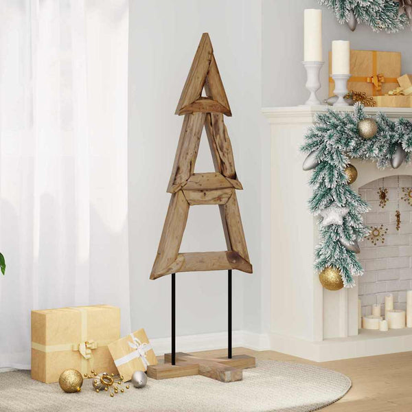 Joulukuusi Ruskea 120 cm Täysi tiikki