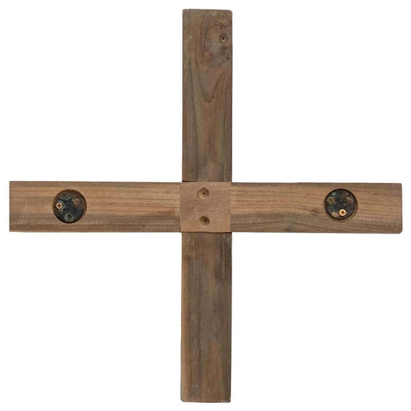 Joulukuusi jalustalla Ruskea 90 cm Täysi tiikki