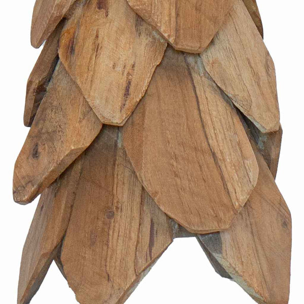 Joulukuusi jalustalla Ruskea 51 cm Täysi tiikki