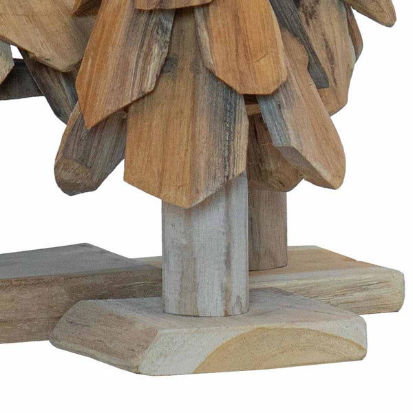 Joulukuusi 3 kpl Ruskea 40 cm Täysi tiikki