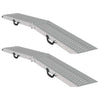 Lastausramppi 2 pcs Hopea 166 x 22,5 x 4,5 cm Galvanoitu teräs
