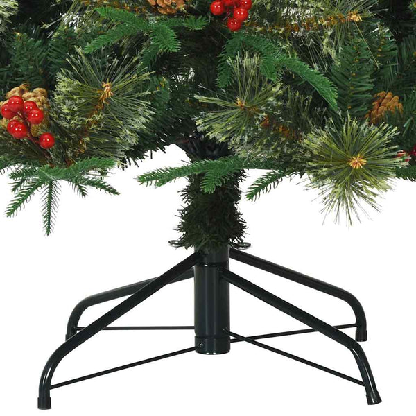 Salkomallinen tekoinen joulukuusi Vihreä 210 cm