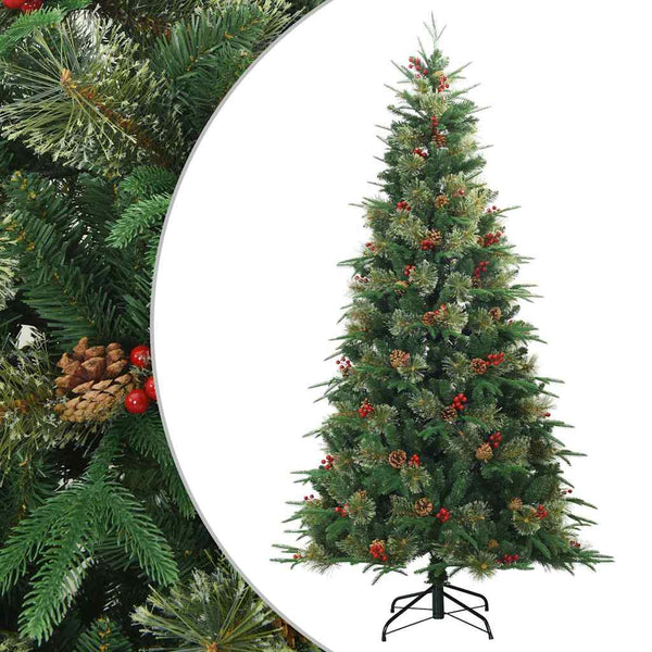 Salkomallinen tekoinen joulukuusi Vihreä 240 cm