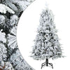 Tekojoulupuu Saranallisilla Oksilla Lumen Pintamaalattu 150 cm