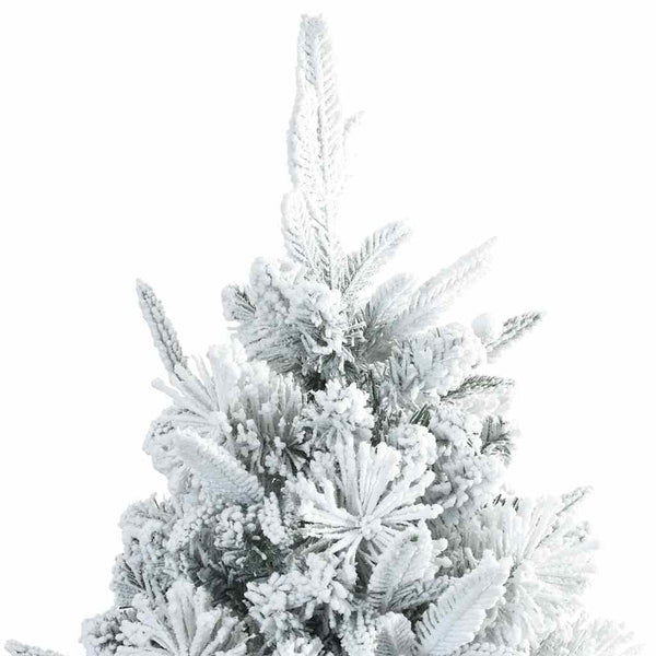 Tekojoulupuu Saranallisilla Oksilla Lumen Pintamaalattu 180 cm