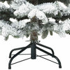 Tekojoulupuu Saranallisilla Oksilla Lumen Pintamaalattu 120 cm