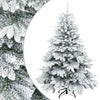 Tekojoulupuu Saranallisilla Oksilla Lumen Pintamaalattu 150 cm