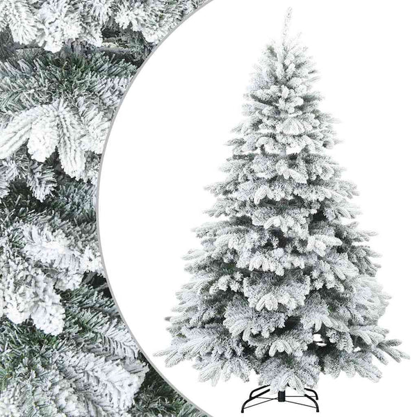 Tekojoulupuu Saranallisilla Oksilla Lumen Pintamaalattu 210 cm