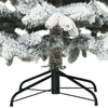 Tekojoulupuu Saranallisilla Oksilla Lumen Pintamaalattu 240 cm