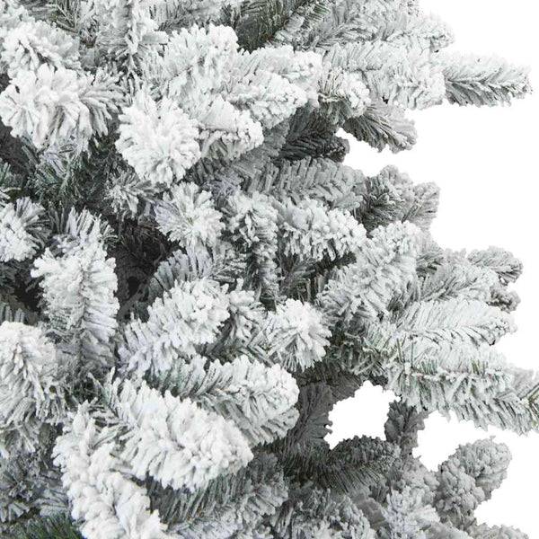 Tekojoulupuu Saranallisilla Oksilla Lumen Pintamaalattu 150 cm