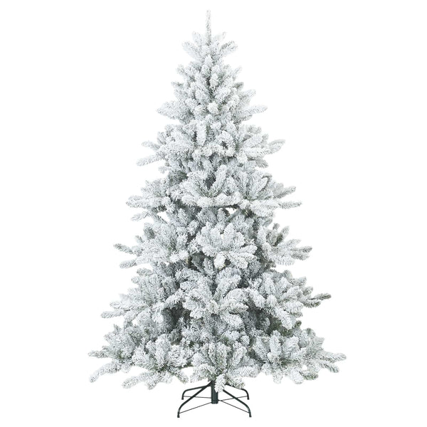Tekojoulupuu Saranallisilla Oksilla Lumen Pintamaalattu 240 cm