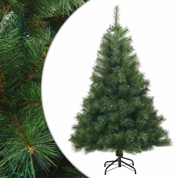 Salkomallinen tekoinen joulukuusi Vihreä 120 cm PVC, teräs