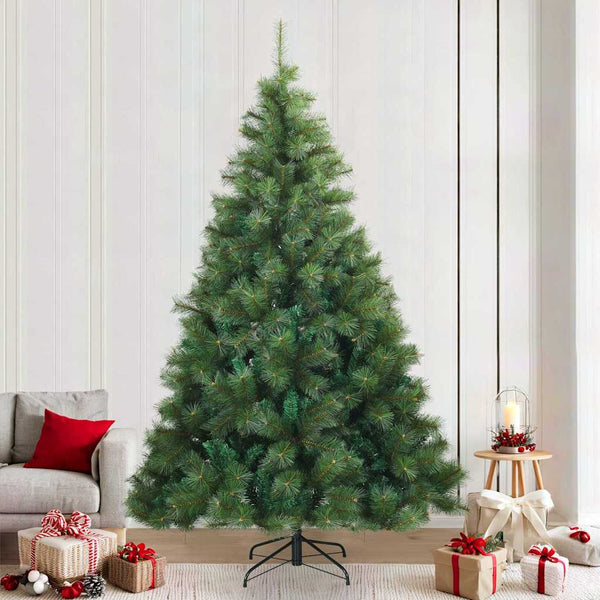 Salkomallinen tekoinen joulukuusi Vihreä 240 cm PVC, teräs