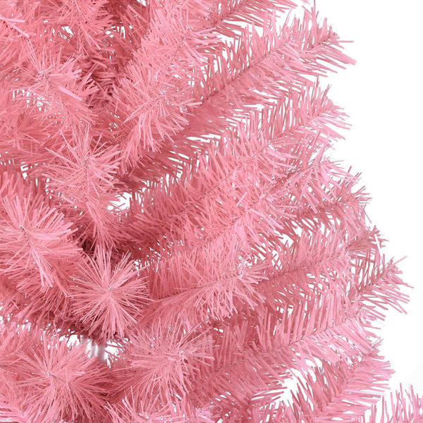 Tekokuituinen Esivalmistettu Joulukuusi Pinkki 150 cm