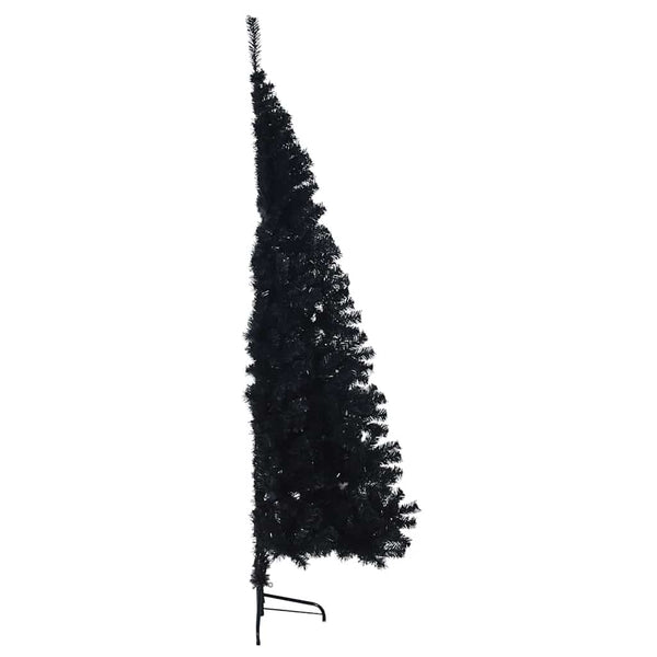 Tekokuituinen Esivalmistettu Joulukuusi Musta 210 cm
