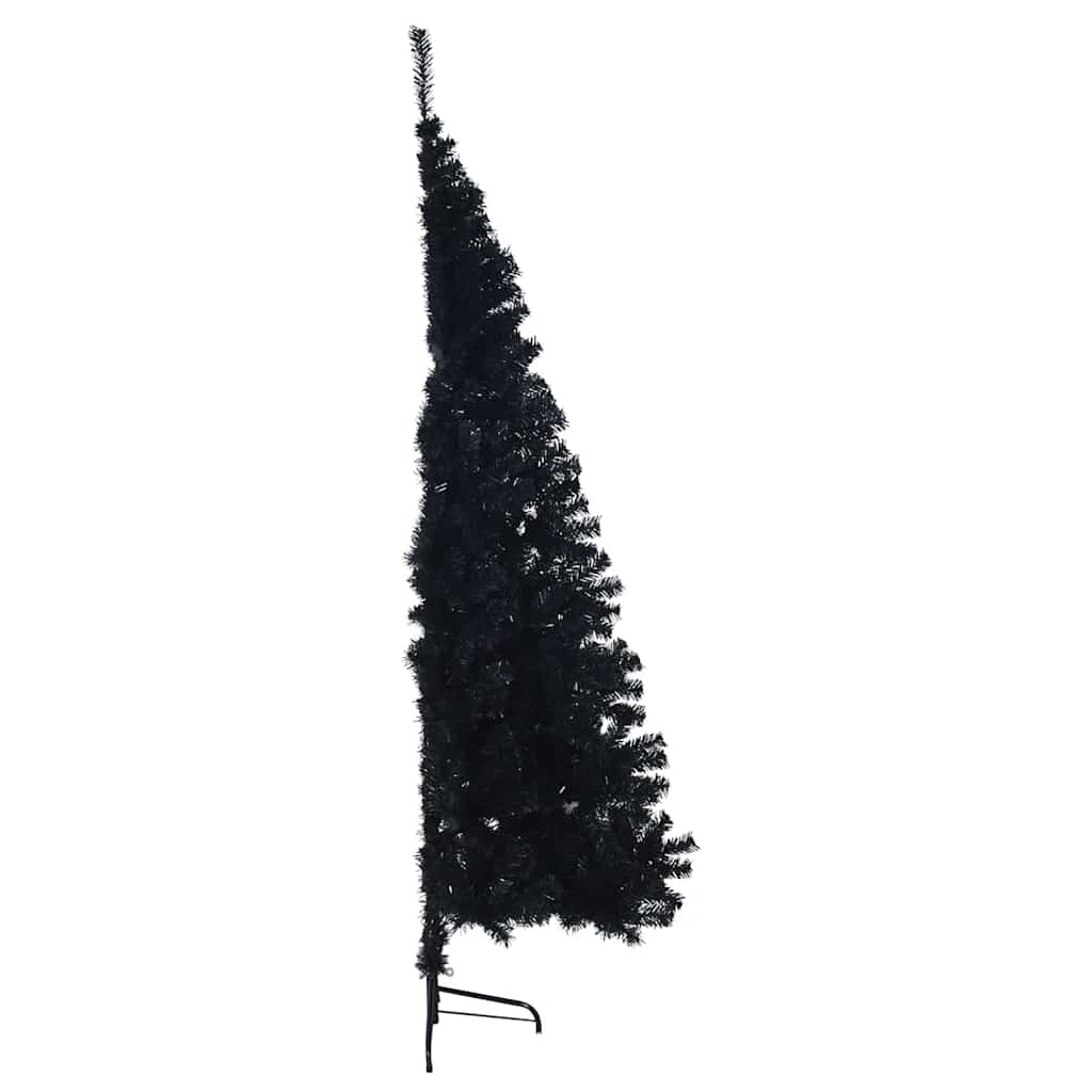 Tekokuituinen Esivalmistettu Joulukuusi Musta 240 cm