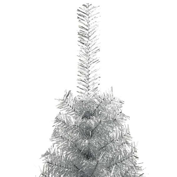 Tekokuituinen Esivalmistettu Joulukuusi Hopea 180 cm PET