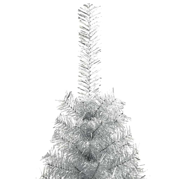 Tekokuituinen Esivalmistettu Joulukuusi Hopea 210 cm PET