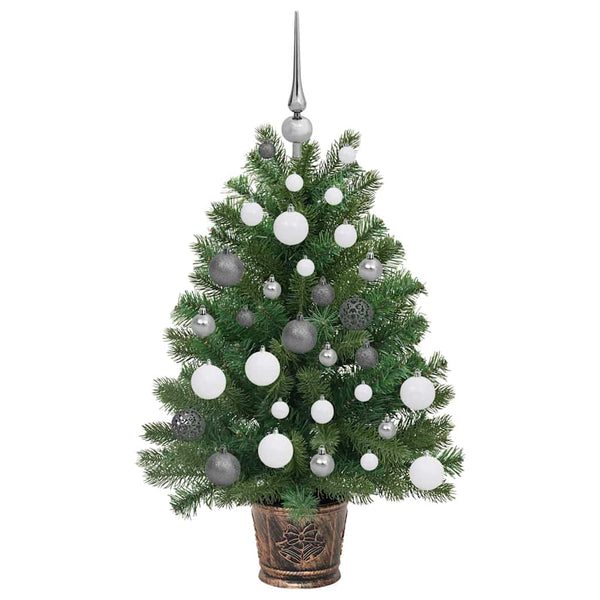 Tekojoulukuusi 150 LED-valoilla Vihreä 95 cm PE ja PVC