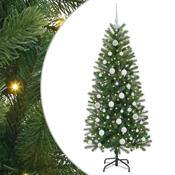 Tekojoulukuusi Vihreä 150 cm PE ja PVC