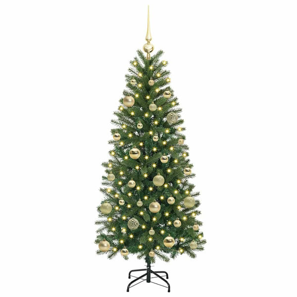 Tekojoulukuusi Vihreä 150 cm PE ja PVC