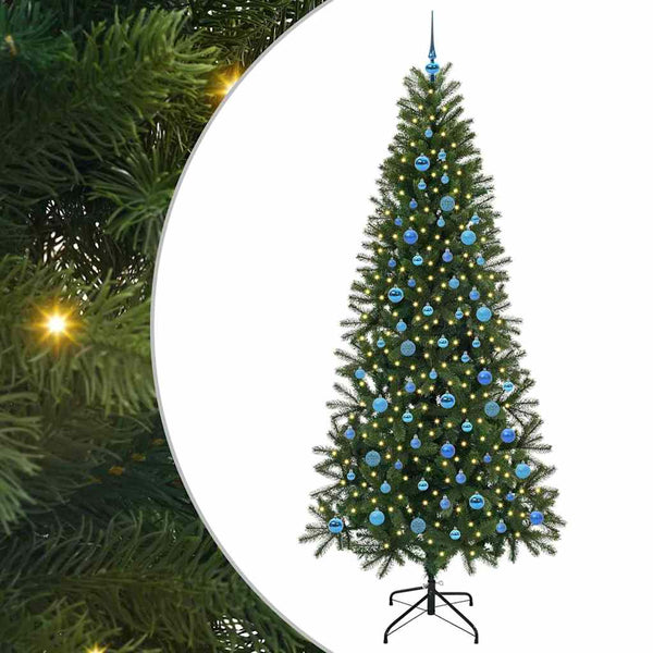 Tekojoulukuusi Vihreä 240 cm PE ja PVC