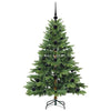 Tekojoulukuusi 150 LED-valoilla Vihreä 120 cm PE ja PVC