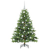 Tekojoulukuusi 150 LED-valoilla Vihreä 120 cm PE ja PVC