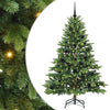 Tekojoulukuusi 150 LED-valoilla Vihreä 150 cm PE ja PVC