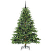 Tekojoulukuusi 150 LED-valoilla Vihreä 150 cm PE ja PVC