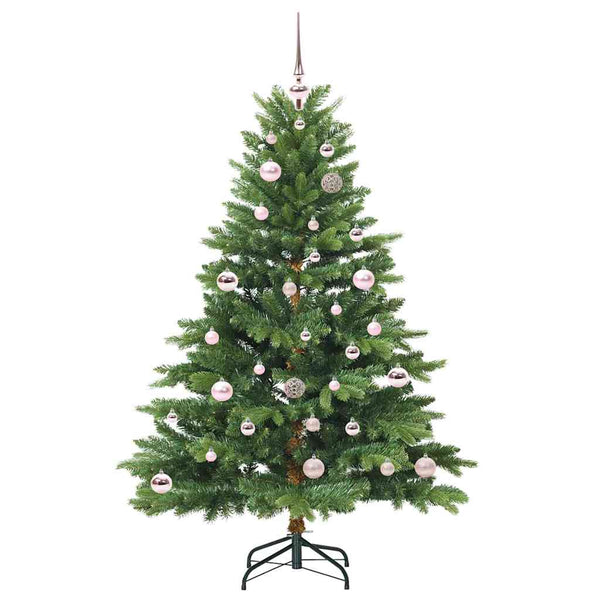 Tekojoulukuusi 150 LED-valoilla Vihreä 150 cm PE ja PVC