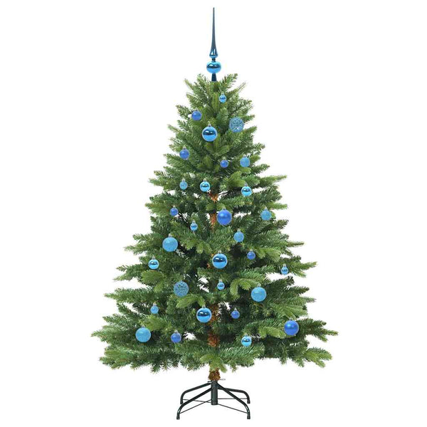Tekojoulukuusi 150 LED-valoilla Vihreä 150 cm PE ja PVC