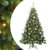 Tekojoulukuusi 300 LED-valoilla Vihreä 180 cm PE ja PVC
