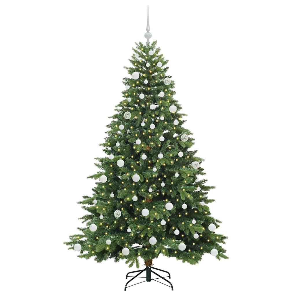 Salkomallinen tekoinen joulukuusi 180 cm 300 LEDiä