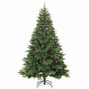Tekojoulukuusi 300 LED-valoilla Vihreä 240 cm PE ja PVC