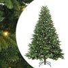 Tekojoulukuusi 300 LED-valoilla Vihreä 240 cm PE ja PVC